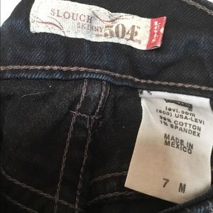 New Without Tags 504 Slouch Skinny Levi’s